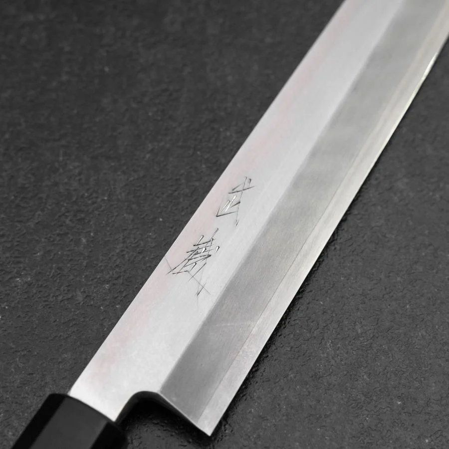 Yanagiba Silver Steel #3 Kasumi Walnussholz Griff 300mm - Image 3
