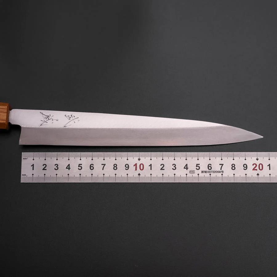Yanagiba Silver Steel #3 Kasumi Yaki Urushi Griff 205mm - Image 7