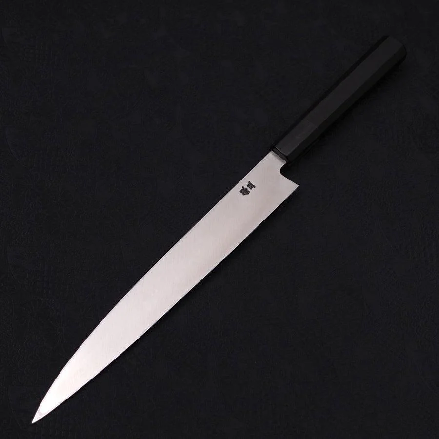 Yanagiba Silver Steel #3 Kasumi Büffelhorn und Ebenholz Griff 240mm - Image 2