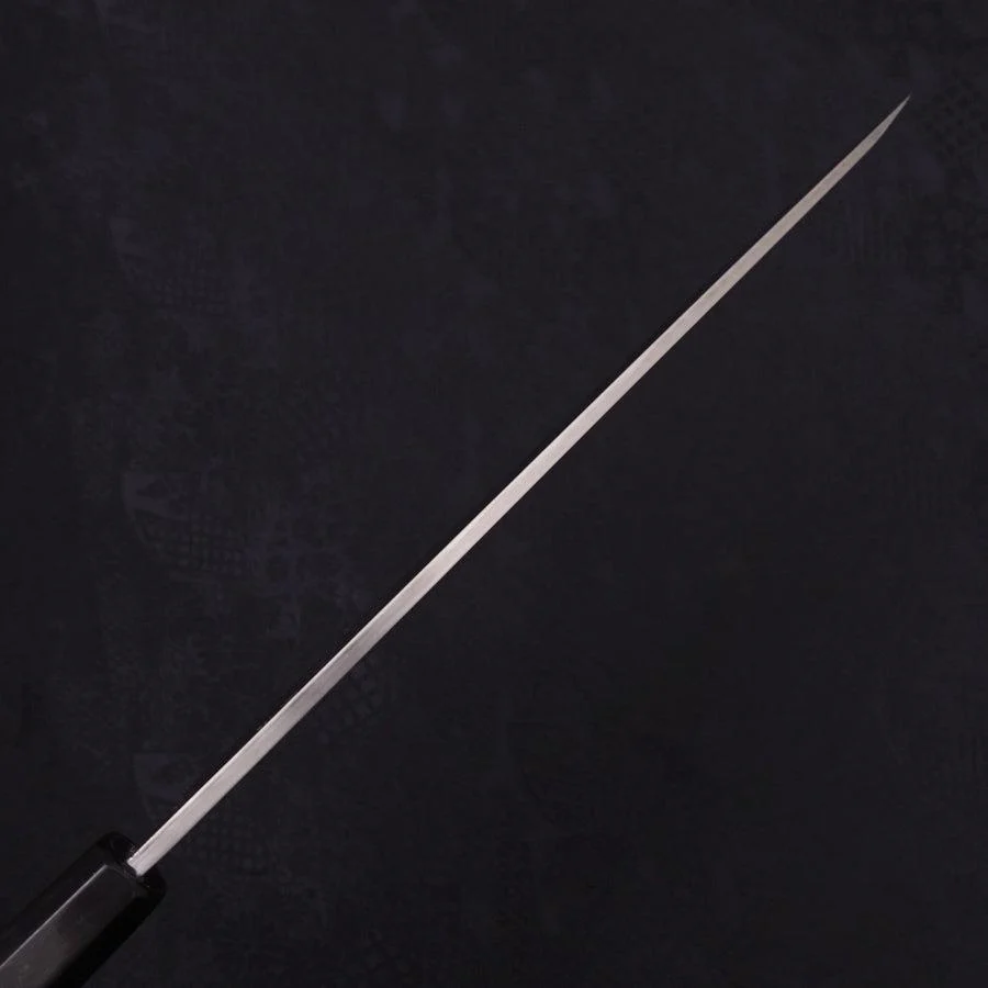 Yanagiba Silver Steel #3 Kasumi Büffelhorn und Ebenholz Griff 240mm - Image 5