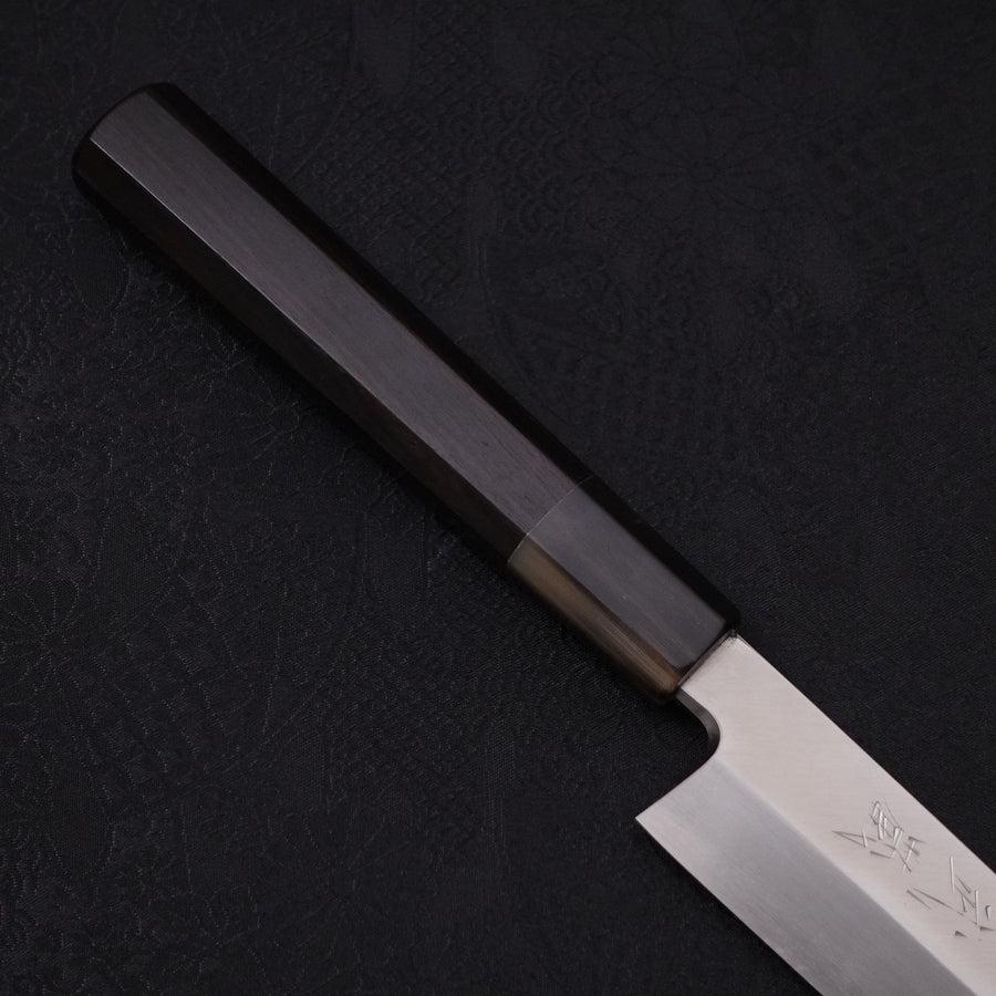 Yanagiba Silver Steel #3 Kasumi Büffelhorn und Ebenholz Griff 240mm - Image 6