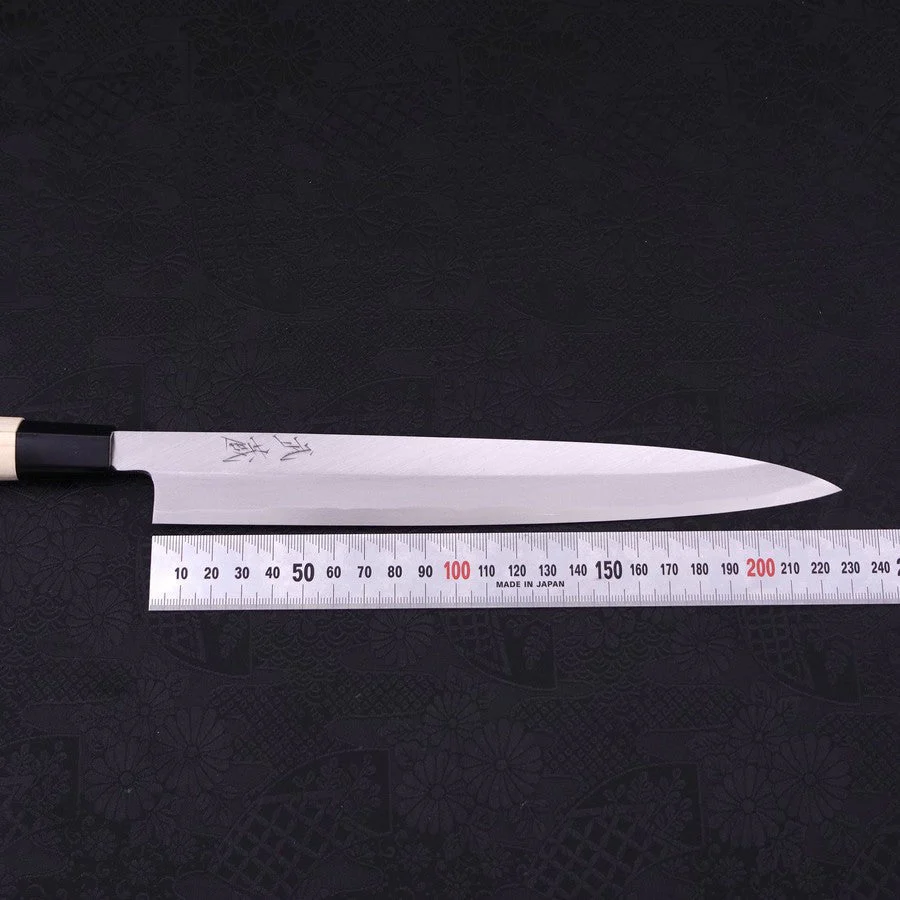 Yanagiba SK-Stahl Kasumi Magnolienholz Griff 240mm - Image 7