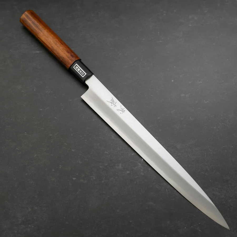 Yanagiba SK-Stahl Kasumi Rosenholz Griff 270mm
