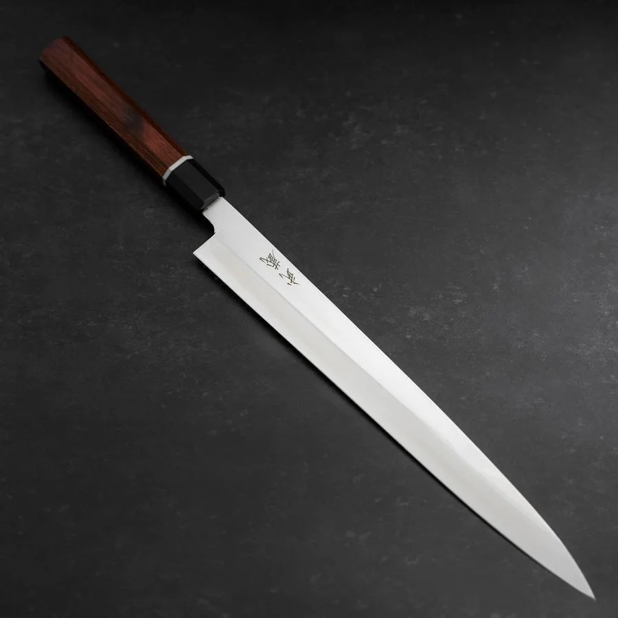 Yanagiba VG-10 Damast Kirschholz Griff 300mm mit Scheide