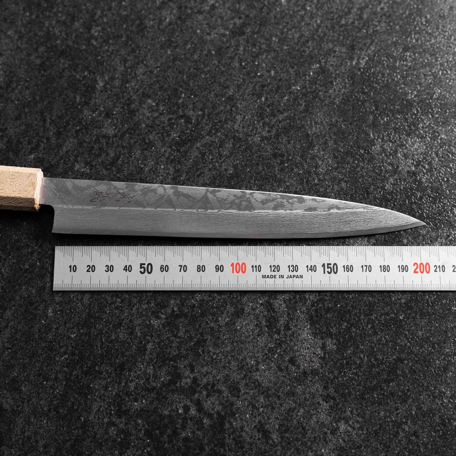 Yanagiba VG-10 Damast Weißer Urushi Griff 210mm - Image 7