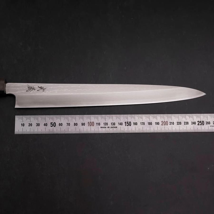 Yanagiba VG-10 Damast Eschenholz Griff 260mm - Image 7