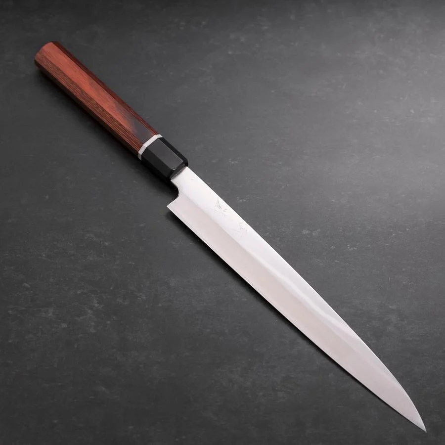 Yanagiba VG-10 Damast Kirschholz Griff 240mm mit Scheide