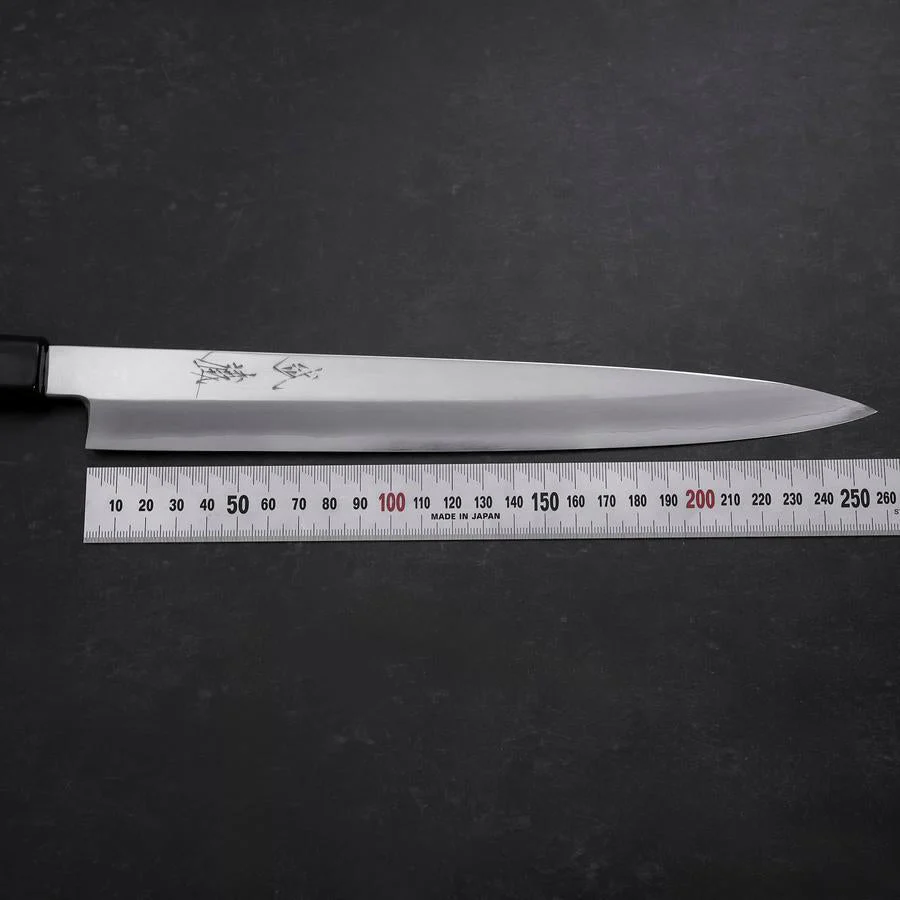 Yanagiba VG-10 Kagami Kasumi Rosen- und Ebenholz Griff 270mm - Image 7