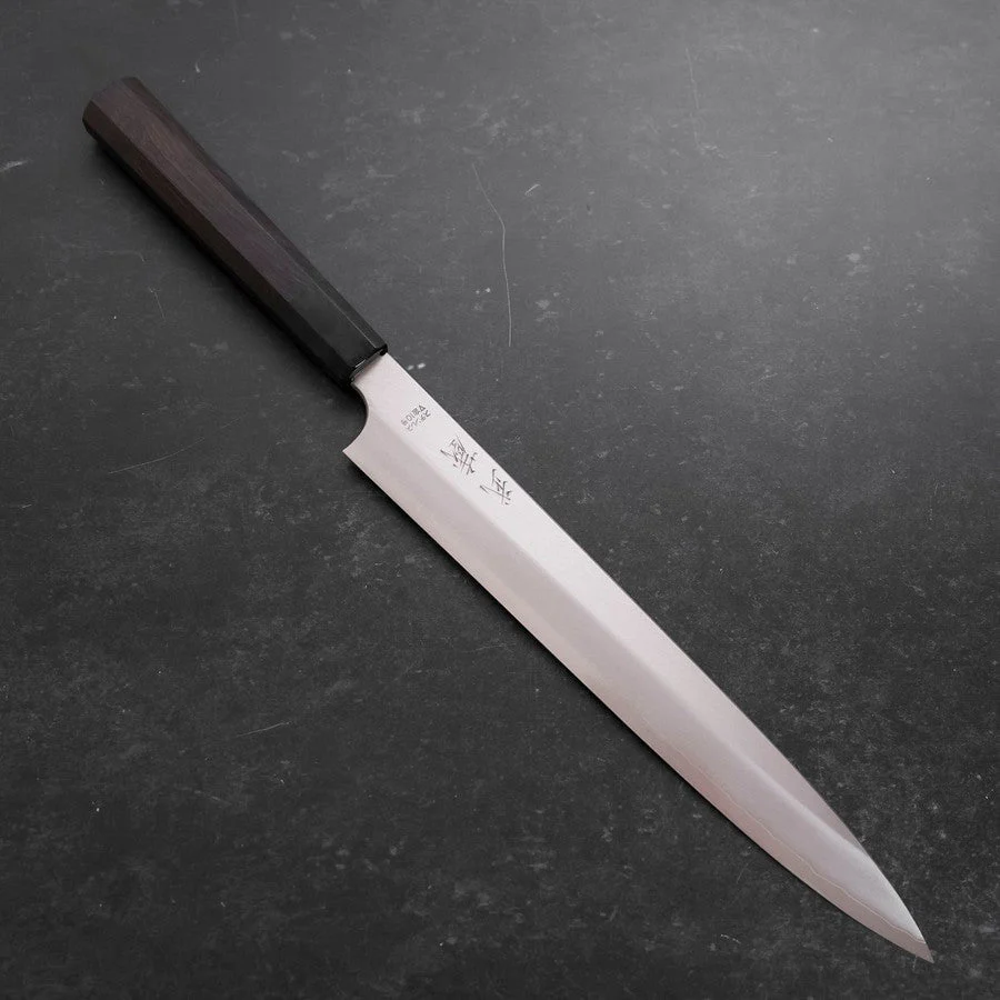 Yanagiba VG-10 Poliert Büffelhorn und Ebenholz Griff 270mm