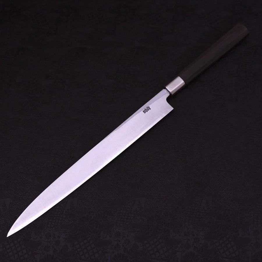 Yanagiba White Steel #1 Büffelhorn und Ebenholz Griff 300mm - Image 2