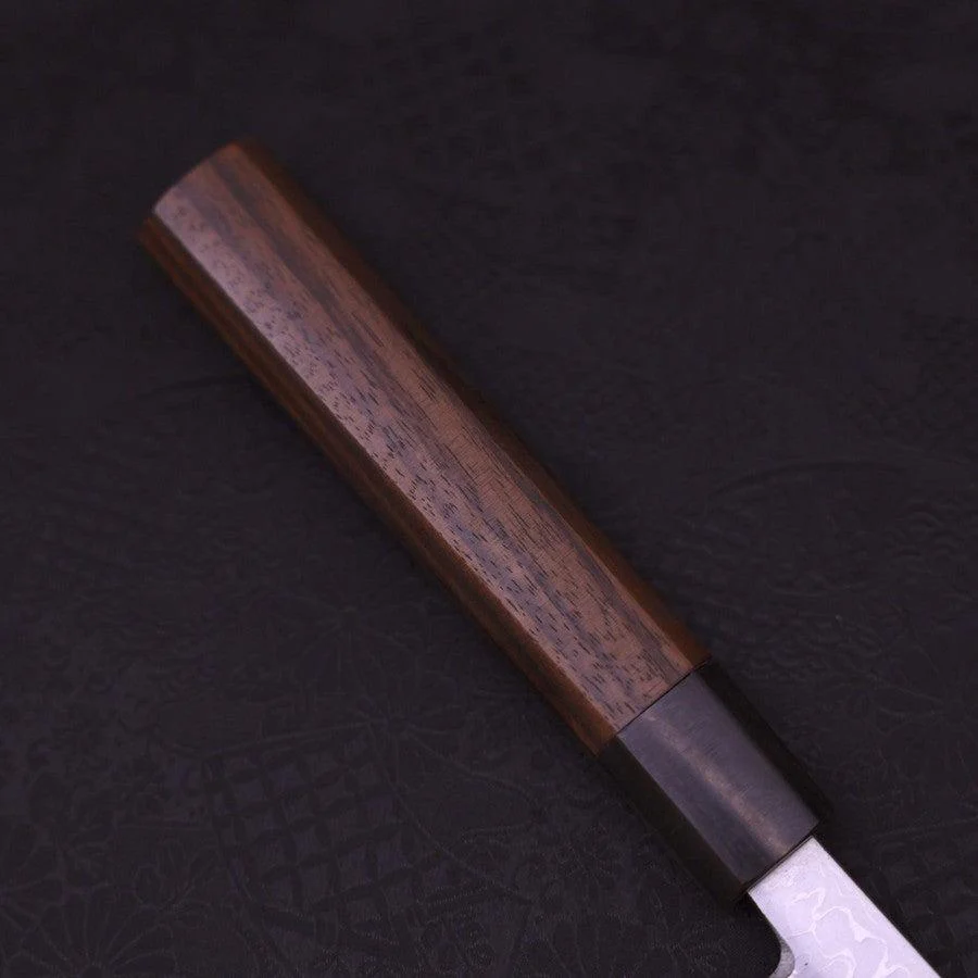 Yanagiba White Steel #1 Damast Rosenholz Griff 330mm - Image 6
