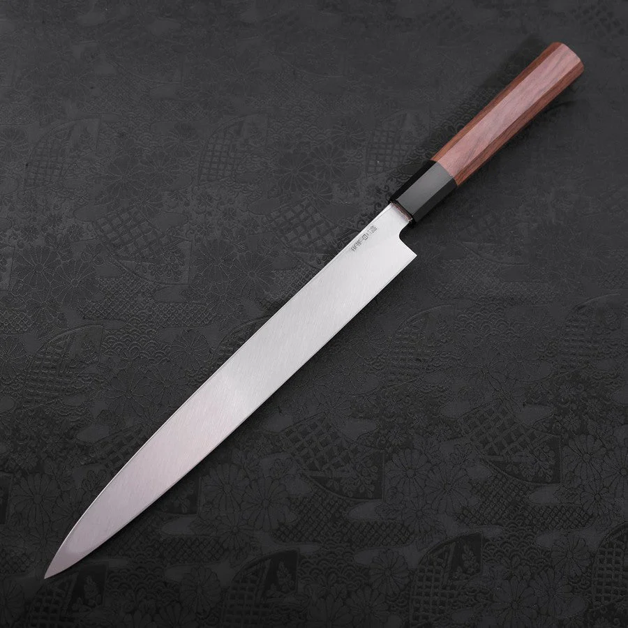 Yanagiba White Steel #2 Kasumi Büffelhorn und Walnussholz Griff 270mm - Image 2