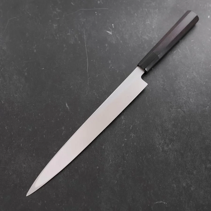 Yanagiba White Steel #2 Kasumi Büffelhorn und Ebenholz Griff 270mm - Image 2