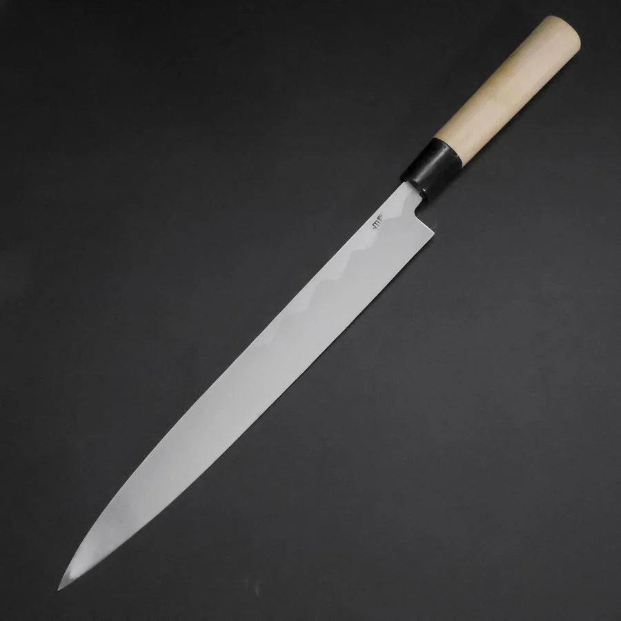 Yanagiba White Steel #2 Kasumi Kirschholz Griff 300mm - Image 2