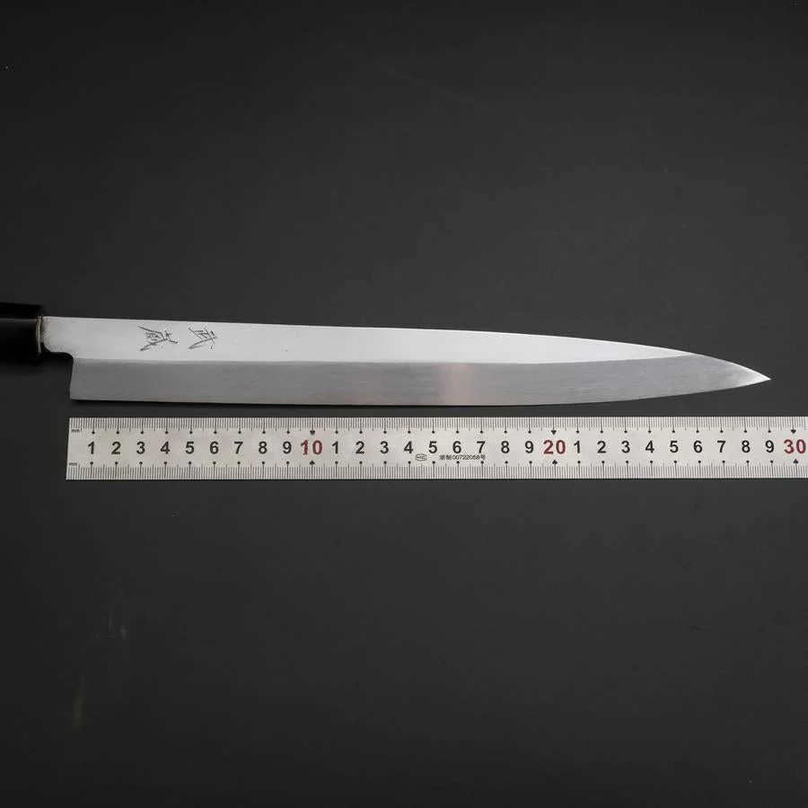 Yanagiba White Steel #2 Kasumi Kirschholz Griff 300mm - Image 7