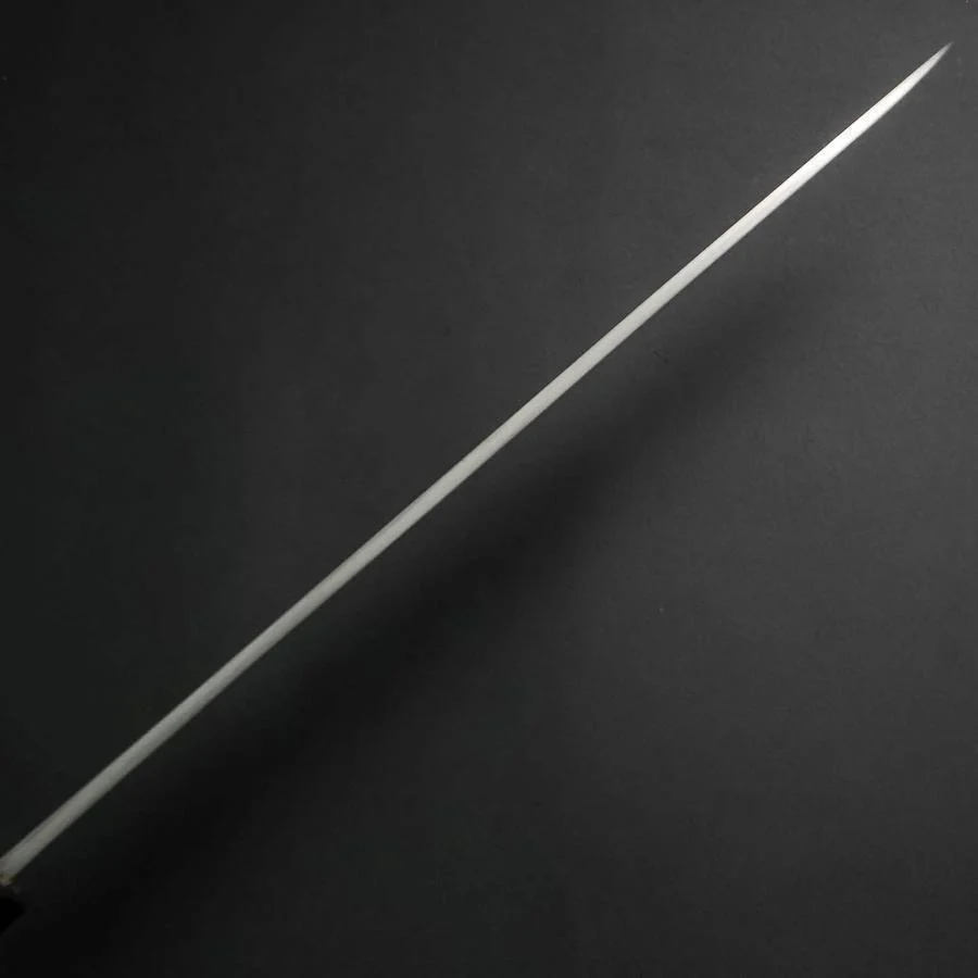Yanagiba White Steel #2 Kasumi Chokin Drache Büffelhorn und Ebenholz Griff 240mm - Image 5